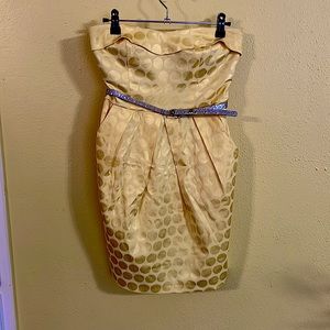 Yellow I.N. San Francisco Cocktail Dress - Mini